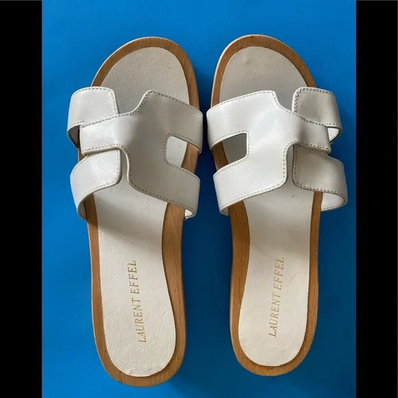White Women's Sandals - Picture 2 of 11
